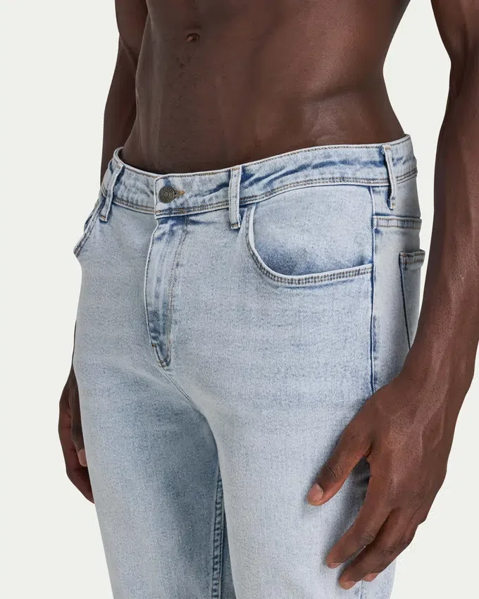 Mens slim fit jean – light blue Mens slim fit jean – light blue