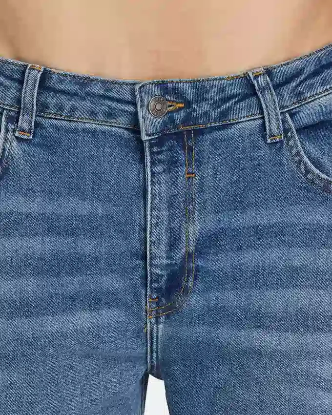 Mens slim fit jean – mid blue Mens slim fit jean – mid blue