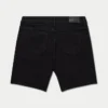 Mens slim fit short – black