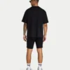 Mens slim fit short – black