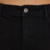 Mens slim fit short – black