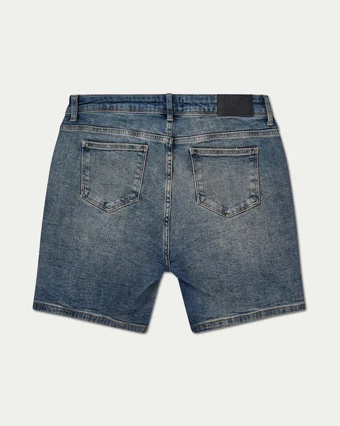 Mens slim fit short – blue sand Mens slim fit short – blue sand
