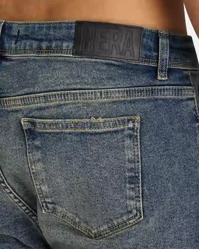 Mens slim fit short – blue sand Mens slim fit short – blue sand