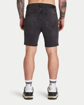 Mens slim fit short – grey