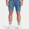 Mens slim fit short – mid blue