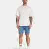Mens slim fit short – mid blue