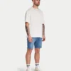 Mens slim fit short – mid blue