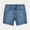 Mens slim fit short – mid blue