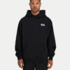 Mens staple oversized hoodie – black Mens staple oversized hoodie – black
