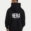 Mens staple oversized hoodie – black Mens staple oversized hoodie – black