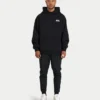 Mens staple oversized hoodie – black Mens staple oversized hoodie – black