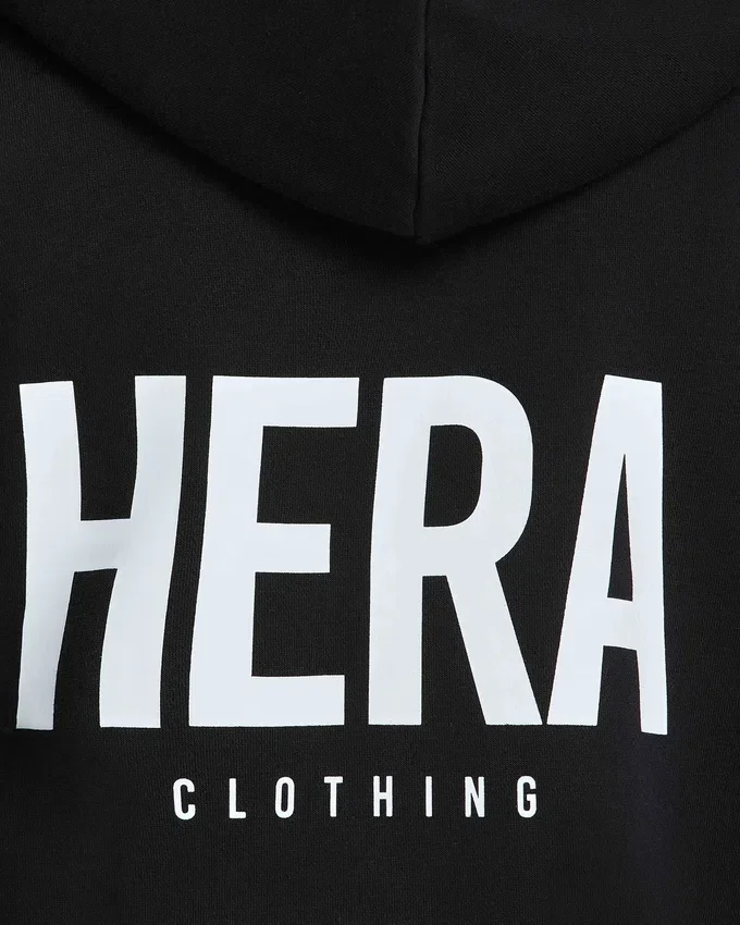 Mens staple oversized hoodie – black Mens staple oversized hoodie – black