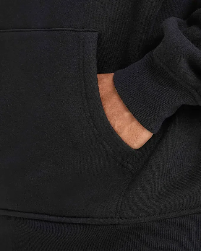 Mens staple oversized hoodie – black Mens staple oversized hoodie – black