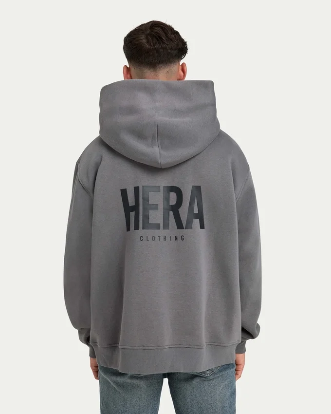 Mens staple oversized hoodie – charcoal grey Mens staple oversized hoodie – charcoal grey