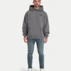 Mens staple oversized hoodie – charcoal grey Mens staple oversized hoodie – charcoal grey