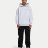 Mens staple oversized hoodie – grey marl Mens staple oversized hoodie – grey marl