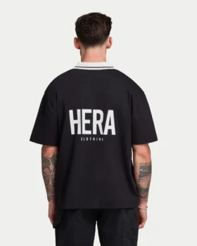 Mens staple oversized polo t-shirt