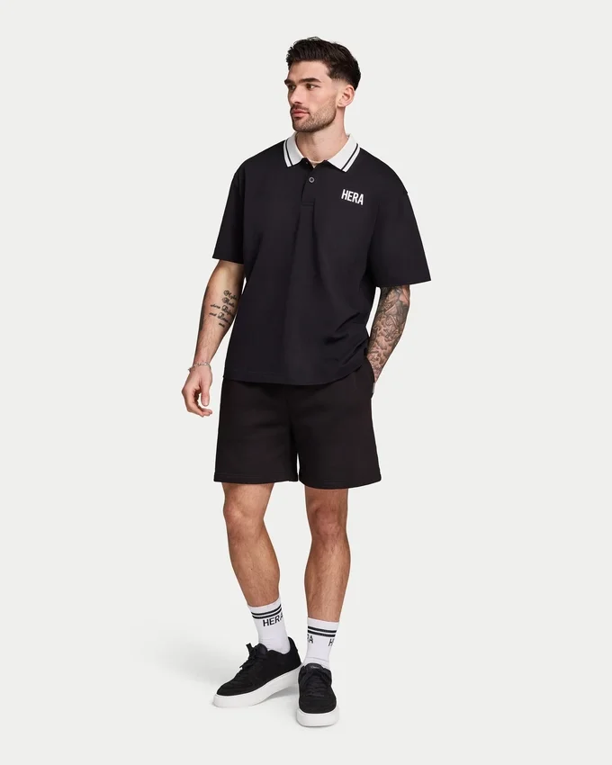 Mens staple oversized polo t-shirt Mens staple oversized polo t-shirt