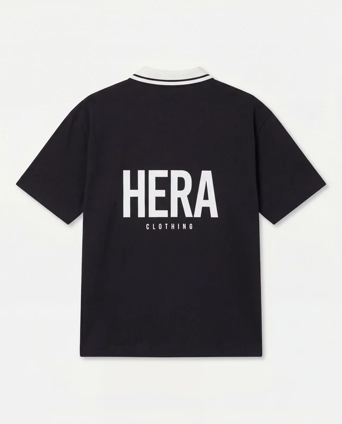 Mens staple oversized polo t-shirt Mens staple oversized polo t-shirt