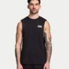 Mens staple tank – black