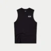 Mens staple tank – black