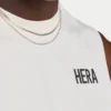 Mens staple tank – white Mens staple tank – white