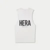 Mens staple tank – white Mens staple tank – white