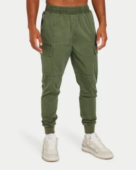 Mens utility cargo pant – dark khaki