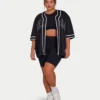 Mens varsity mesh jersey – black Mens varsity mesh jersey – black