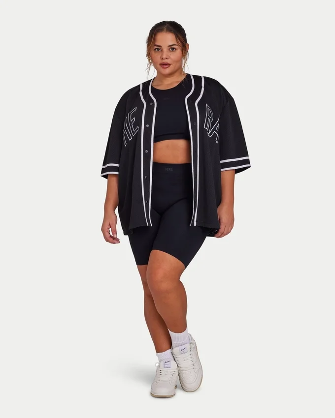 Mens varsity mesh jersey – black Mens varsity mesh jersey – black