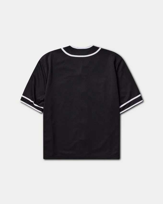 Mens varsity mesh jersey – black Mens varsity mesh jersey – black