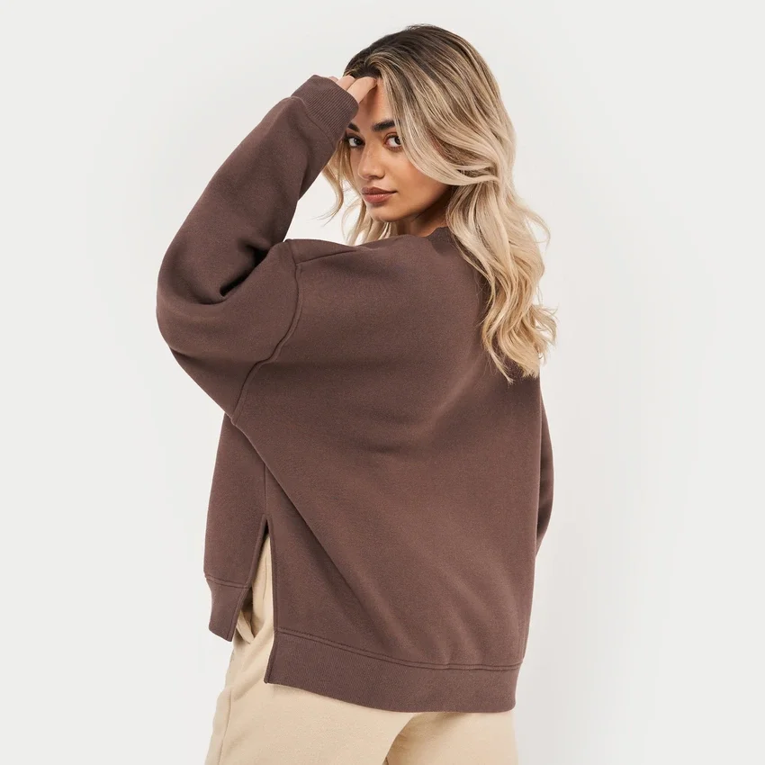 Rewear collective sweatshirt – slate brown Rewear collective sweatshirt – slate brown