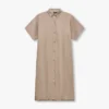 Rewear linen mix shirt dress – marsh grey Rewear linen mix shirt dress – marsh grey
