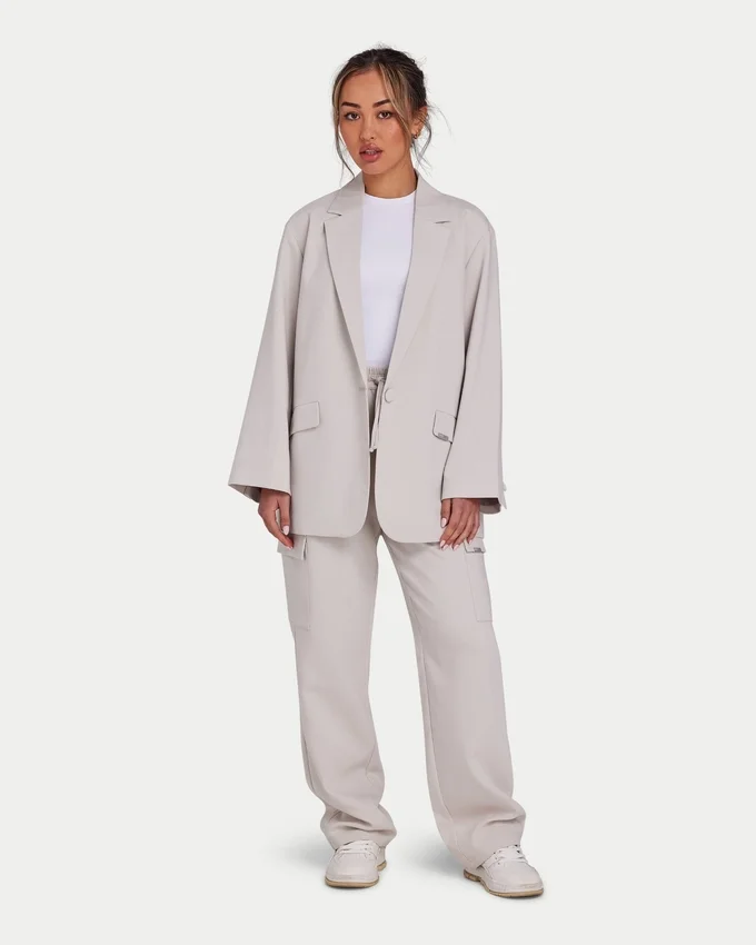 Women’s blazers | oversized studio blazer – stone Women’s blazers | oversized studio blazer – stone
