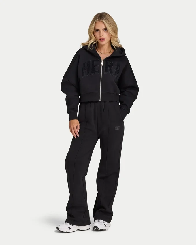 Womens 365 cropped zip hoodie Womens 365 cropped zip hoodie