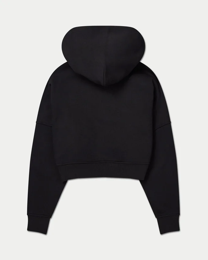 Womens 365 cropped zip hoodie Womens 365 cropped zip hoodie