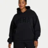 Womens 365 oversized hoodie – black Womens 365 oversized hoodie – black
