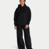 Womens 365 oversized hoodie – black Womens 365 oversized hoodie – black