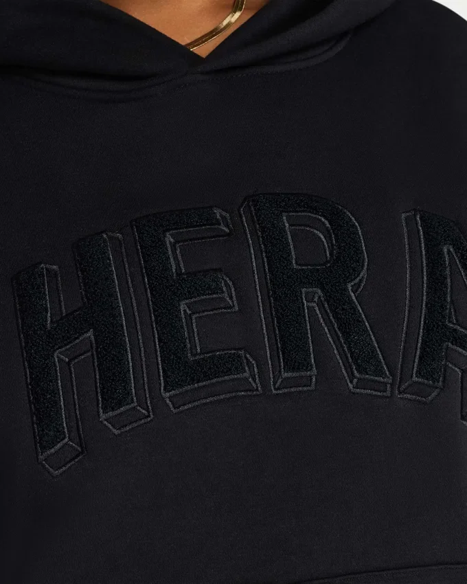 Womens 365 oversized hoodie – black Womens 365 oversized hoodie – black