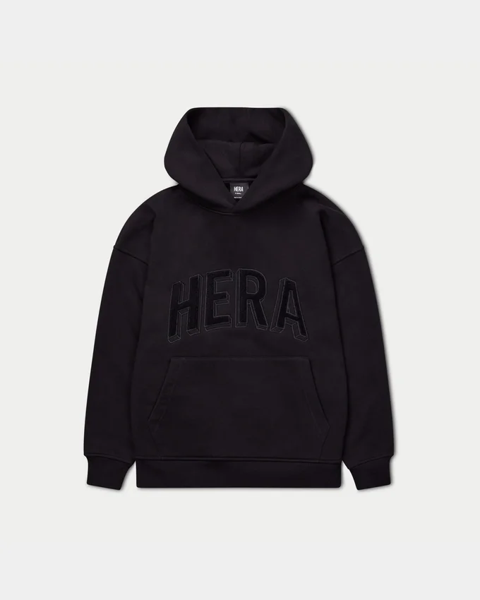 Womens 365 oversized hoodie – black Womens 365 oversized hoodie – black