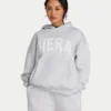 Womens 365 oversized hoodie – grey marl Womens 365 oversized hoodie – grey marl