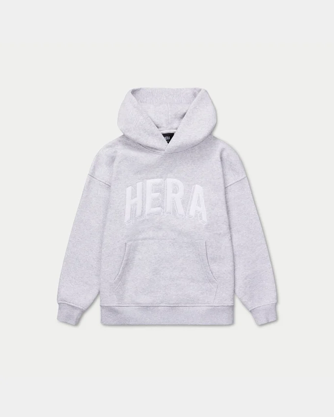 Womens 365 oversized hoodie – grey marl Womens 365 oversized hoodie – grey marl
