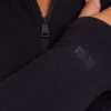 Womens base long sleeve midi dress – black Womens base long sleeve midi dress – black