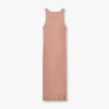 Womens base racer midi dress – acorn brown Womens base racer midi dress – acorn brown