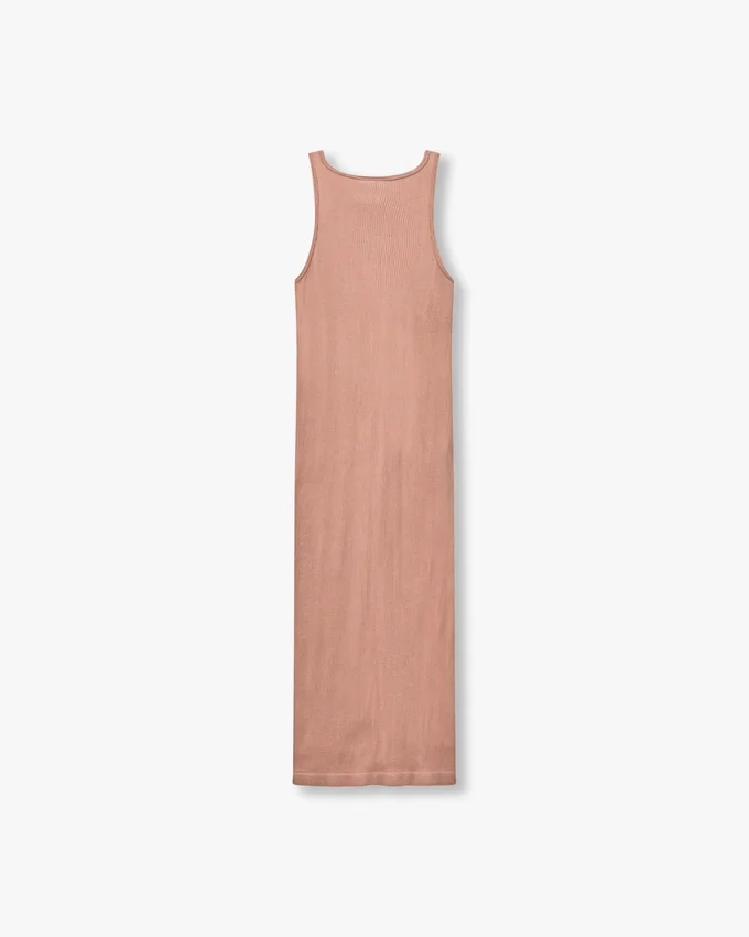 Womens base racer midi dress – acorn brown Womens base racer midi dress – acorn brown