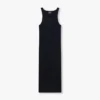 Womens base racer midi dress – black Womens base racer midi dress – black