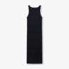 Womens base racer midi dress – black Womens base racer midi dress – black
