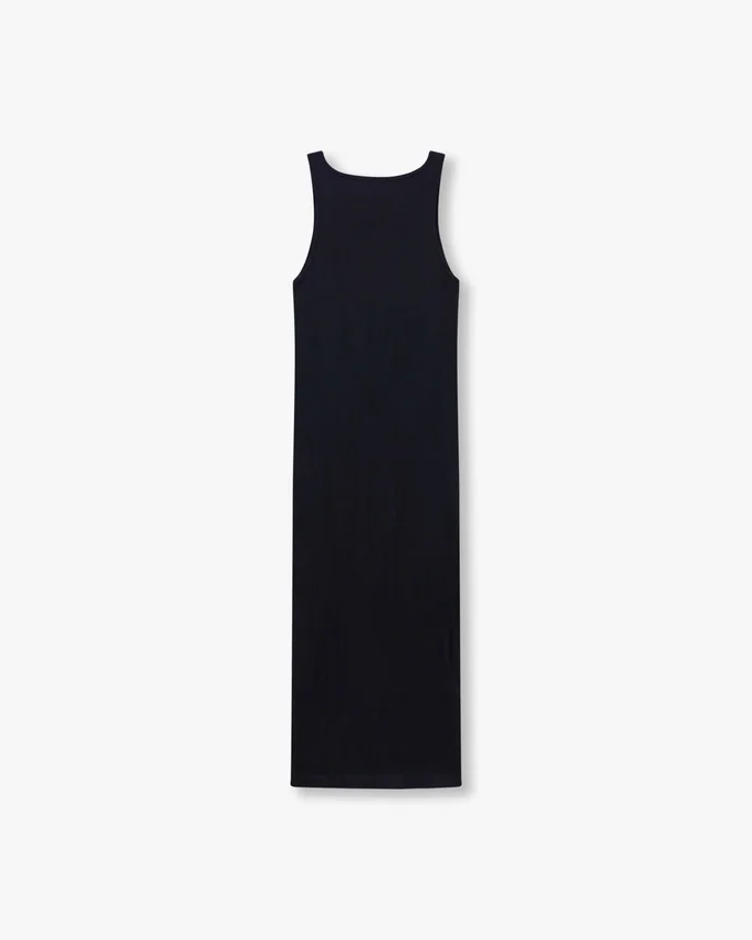 Womens base racer midi dress – black Womens base racer midi dress – black