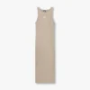 Womens base racer midi dress – grey green Womens base racer midi dress – grey green