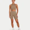 Womens base short – grey green